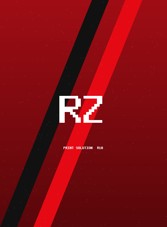 Custom red RZ Print jersey number 10